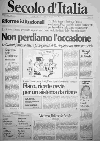 martedì 25 giugno 1996