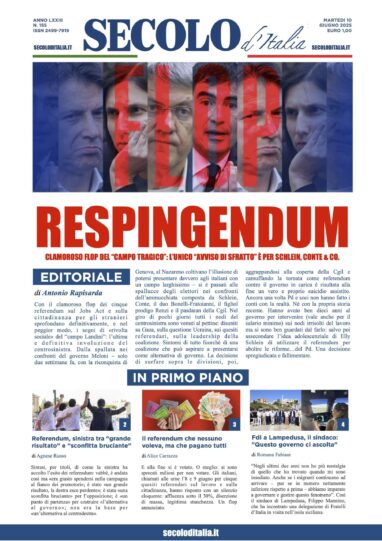 Martedì 10 giugno 2025