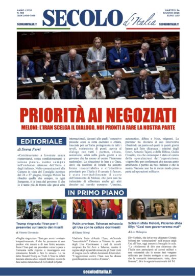 Martedì 24 giugno 2025