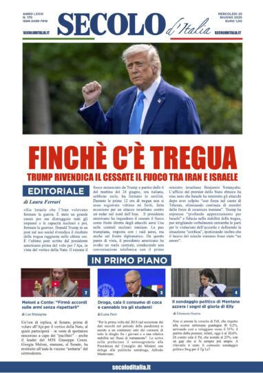 Mercoledì 25 giugno 2025