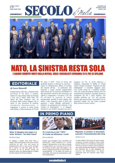 Giovedì 26 giugno 2025