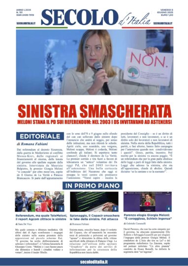 Venerdì 6 giugno 2025