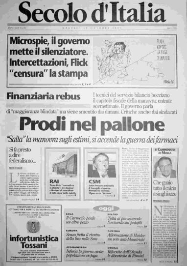 martedì 15 ottobre 1996
