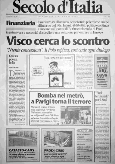 mercoledì 4 dicembre 1996