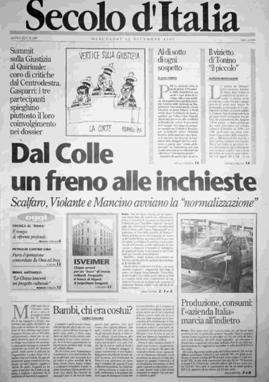 mercoledì 11 dicembre 1996