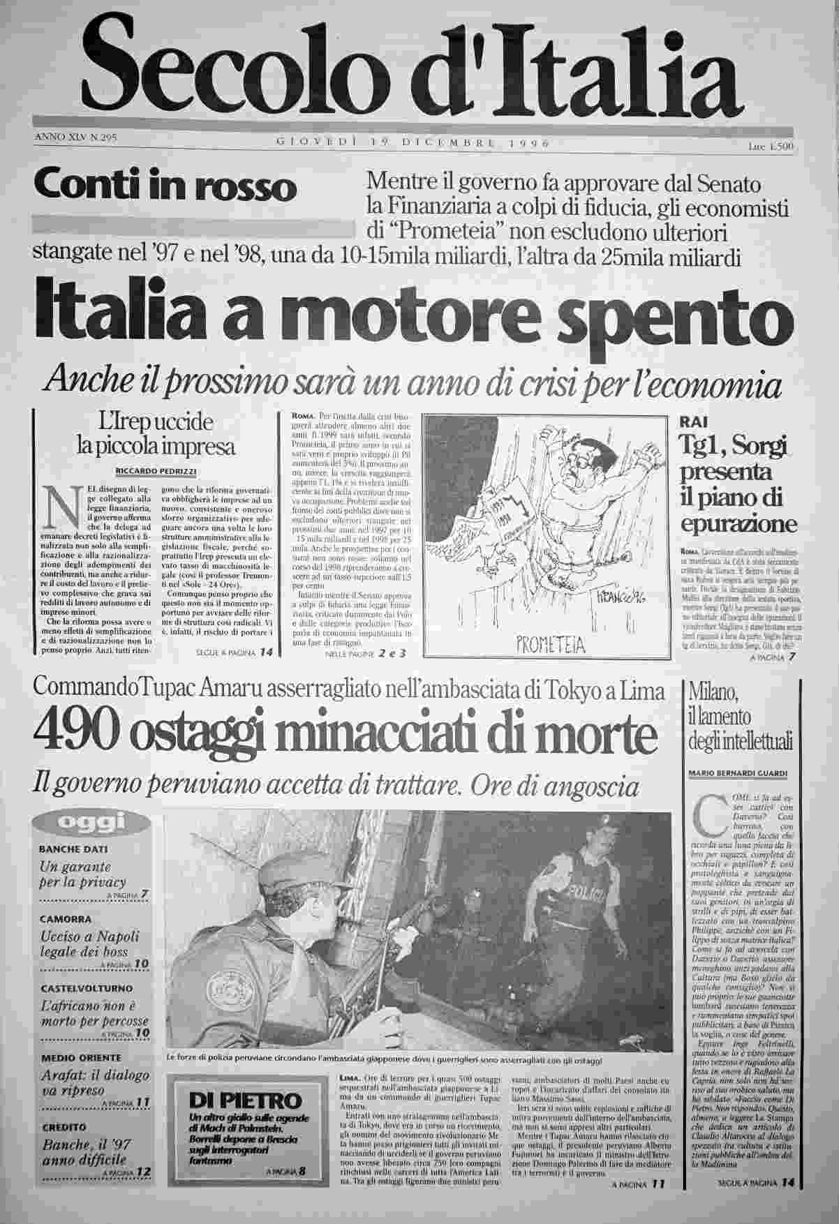 giovedì 19 dicembre 1996