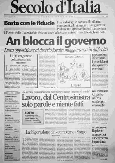 giovedì 27 febbraio 1997