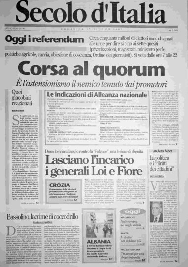 domenica 15 giugno 1997