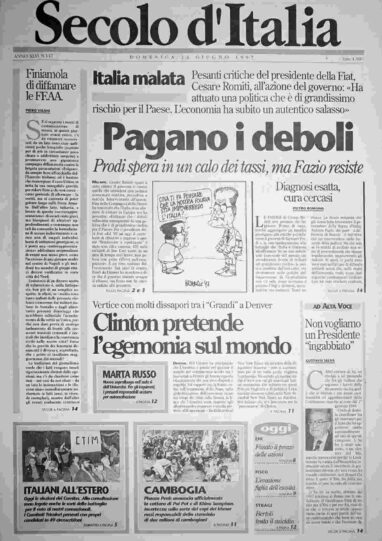 domenica 22 giugno 1997