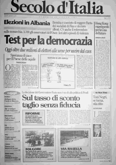 domenica 29 giugno 1997