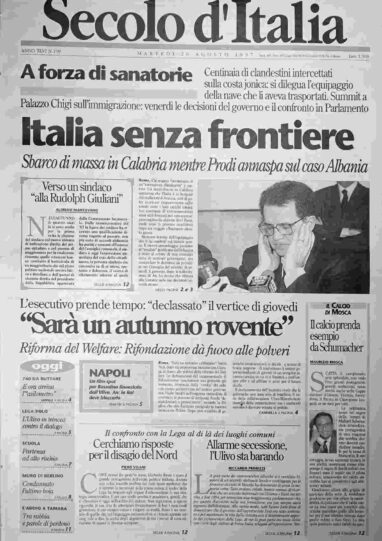 martedì 26 agosto 1997