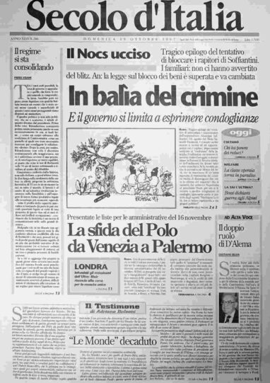 domenica 19 ottobre 1997