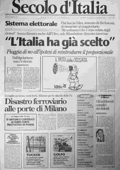 martedì 3 febbraio 1998