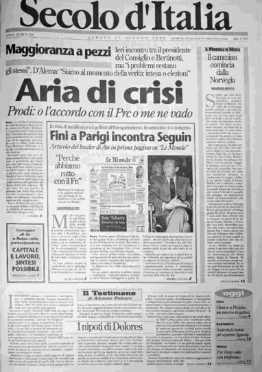 sabato 27 giugno 1998