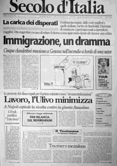 martedì 28 luglio 1998