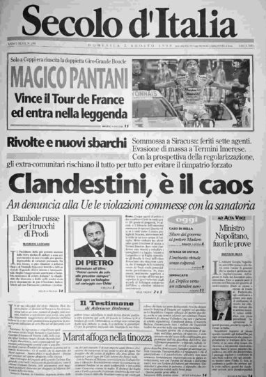 domenica 2 agosto 1998