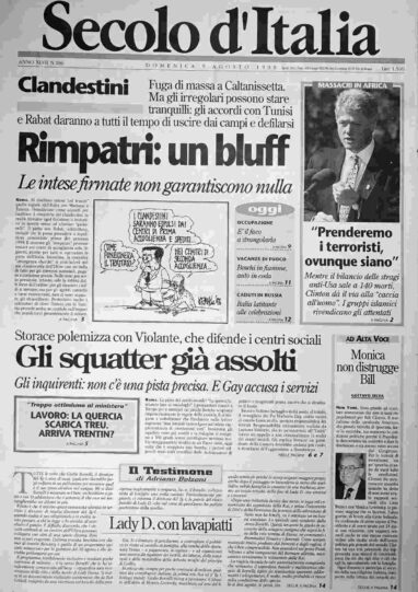 domenica 9 agosto 1998