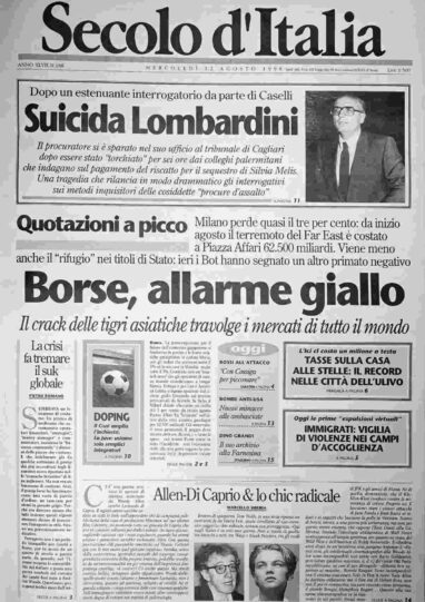 mercoledì 12 agosto 1998