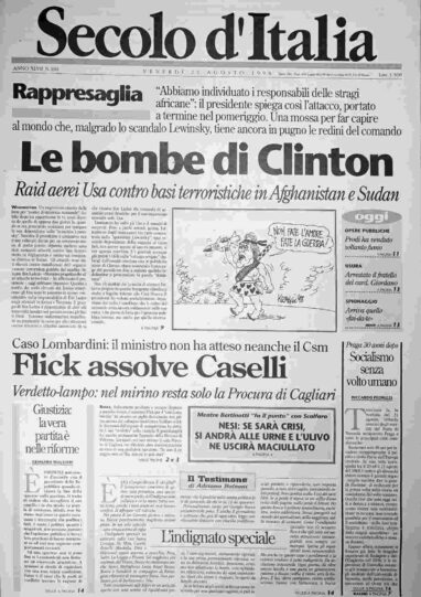 venerdì 21 agosto 1998