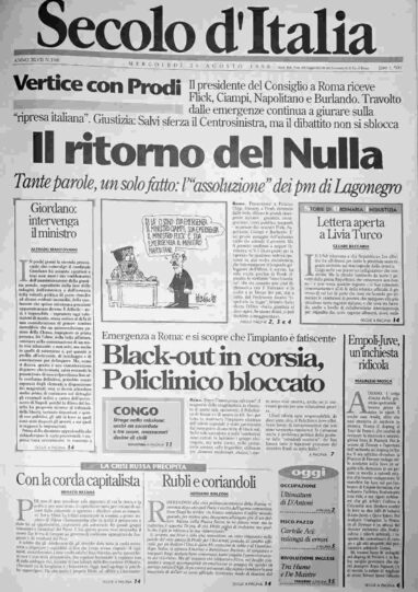 mercoledì 26 agosto 1998