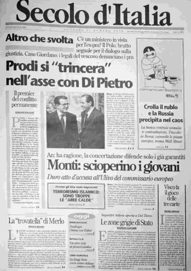 giovedì 27 agosto 1998