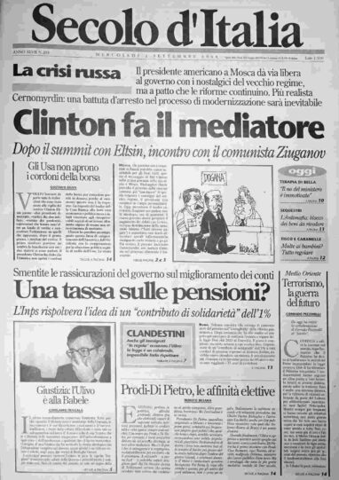 mercoledì 2 settembre 1998