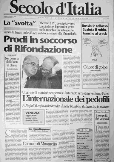 giovedì 3 settembre 1998