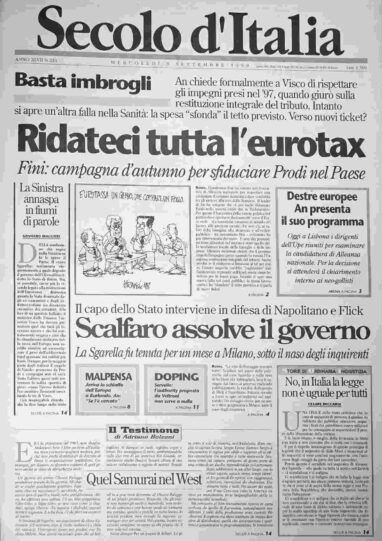 mercoledì 9 settembre 1998