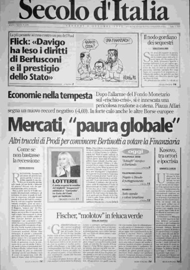 venerdì 2 ottobre 1998