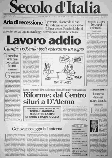 domenica 1 novembre 1998