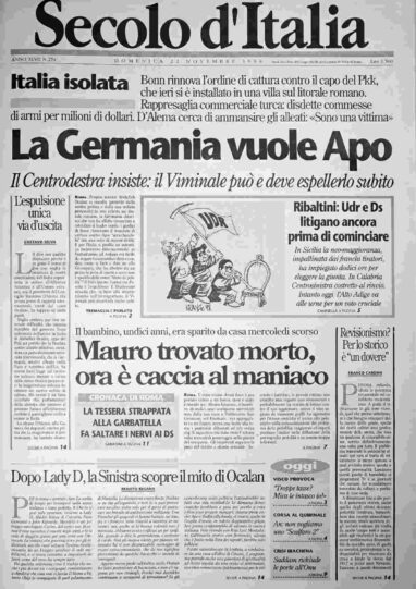 domenica 22 novembre 1998