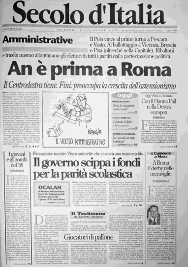 martedì 1 dicembre 1998