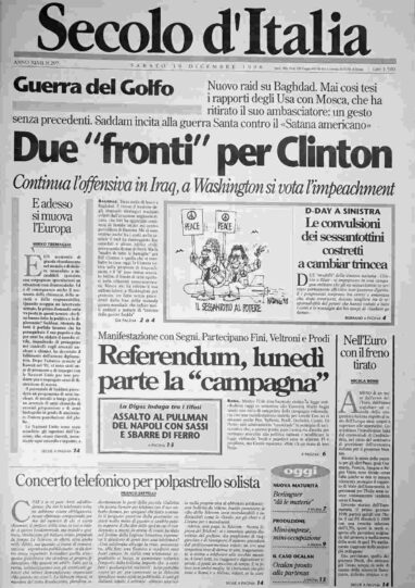 sabato 19 dicembre 1998