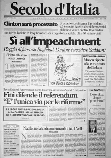 domenica 20 dicembre 1998