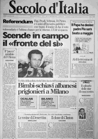 martedì 22 dicembre 1998