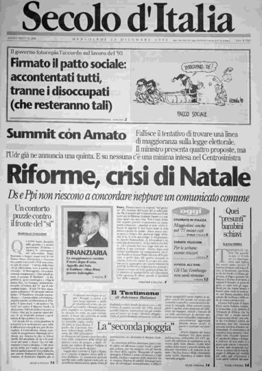 mercoledì 23 dicembre 1998