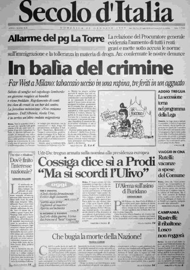 domenica 10 gennaio 1999