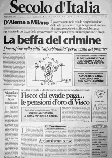 mercoledì 13 gennaio 1999