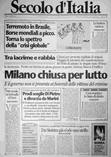 giovedì 14 gennaio 1999