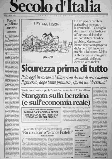 sabato 16 gennaio 1999