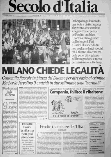 domenica 17 gennaio 1999