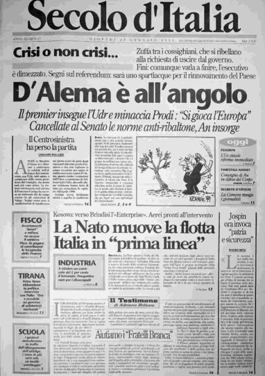giovedì 21 gennaio 1999