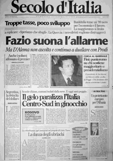 domenica 31 gennaio 1999