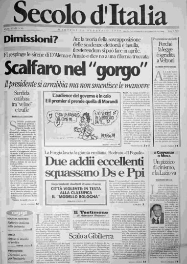 martedì 16 febbraio 1999