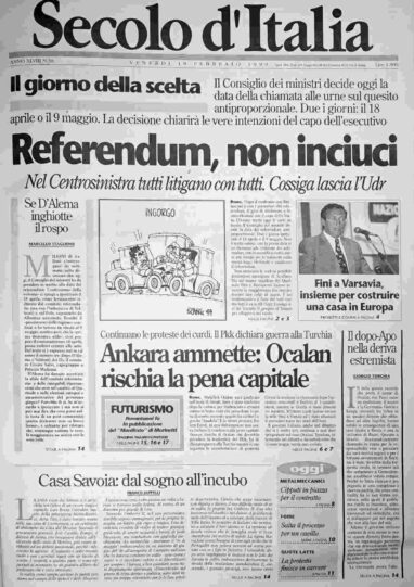 venerdì 19 febbraio 1999