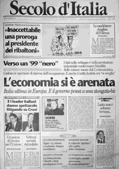 martedì 2 marzo 1999