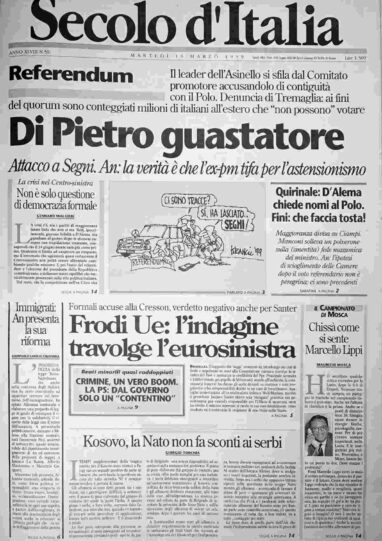 martedì 16 marzo 1999