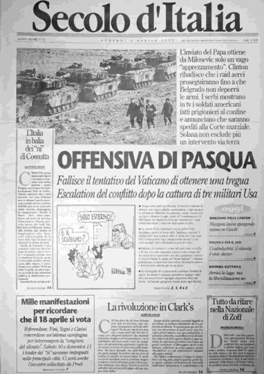venerdì 2 aprile 1999