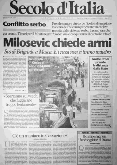 sabato 3 aprile 1999