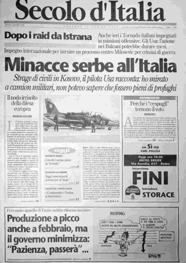 venerdì 16 aprile 1999